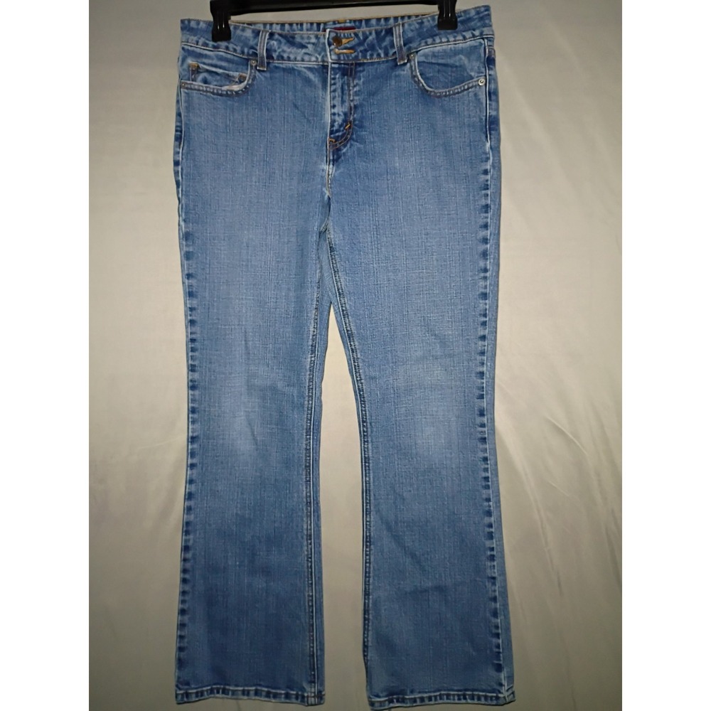 Levis 526 Slender Boot Cut Jeans Y2K Womens Medium Wash Blue Denim Stretch 12M